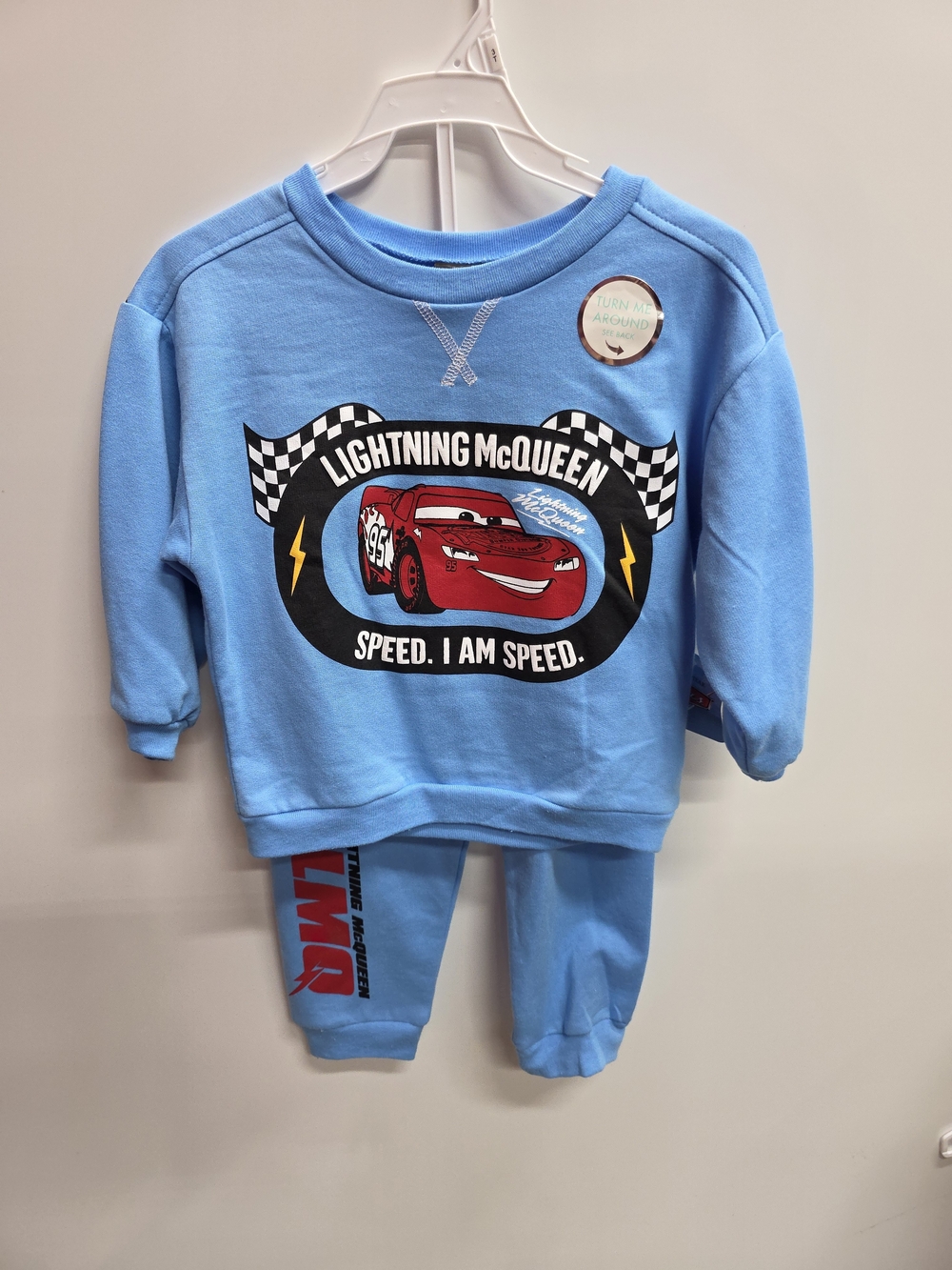 Lightning McQueen Kids Matching Set - Blue